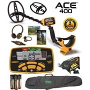 Garrett Ace 400 Metal Detector with Free Accessory Package Plus Protective Carry Bag