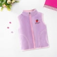 thumbnail image 4 of XXWXYD Débardeur Patchwork Fraise pour Filles Tout-Petits, Haut Réversible à Fermeture Éclair pour 1-6 Ans / Couche Chaude d'Hiver, 4 of 4