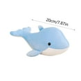thumbnail image 3 of Glow in Dark Dolphin Plush Toy, 7.8In Soft Stuffed Marine Animal, Realistic Simulation Cuddly Doll, Polyester Washable Decorative Companion, Birthday Gift for Kids Boys Girls, 3 of 6