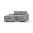 thumbnail image 1 of Sillón Loveseat Seccional Modular Adapti + Otomano | Gris Niebla, 1 of 8