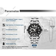 CURREN 8023 Men Red Business Quartz Waterproof Stainless Steel Sports Watch Fashion Wristwatch