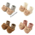 thumbnail image 6 of ZYHARUKO Anti Skid Cotton Socks for Kids Cute Bear Decor Non Slip Floor Shoes Soft and Comfortable Socks for 0-1T Boys Girls, 6 of 19