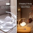thumbnail image 4 of Máquina de sonido para bebés, máquina de ruido blanco para dormir bebés, niños y adultos, luz nocturna portátil ajustable de 5 colores, chupete USB Bluetooth con cancelación de rui, 4 of 4