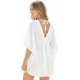 thumbnail image 2 of HAPPY BAY Women's Beachwear Summer Beach Dress Plus Size Swimsuit Cover-up Mini Kimono for Women L-XL Frost, Floral, 2 of 5