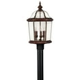 thumbnail image 2 of Hinkley Lighting - Three Light Post Top/ Pier Mount - Augusta - Brass Outdoor, 2 of 2