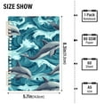 thumbnail image 4 of joogoo Spiral Journal Notebook Cartoon Dolphins-z1 College Ruled Notebooks 8.3" x 5.7" 2 PCs, 4 of 8
