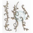 thumbnail image 3 of (2 pack) Scrapaholics Laser Cut Chipboard 1.8mm Thick-Leafy Flourish 2, 4/Pkg, 3"-1.5", 3 of 6