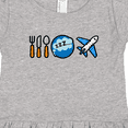 thumbnail image 4 of Inktastic Airplane Eat Sleep Fly Girls Toddler Dress, 4 of 5