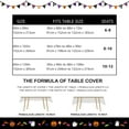 thumbnail image 5 of Black Halloween Tablecloth Spider Web, Moon, Stars Fabric Table Cloth Washable Trick or Treat Table Cover for Picnic Home Kitchen Party Dining Table Decor, 60 x 102 Inch, W-S-J-Z-B-S018-02, 5 of 6