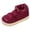 Red2, variant on Womens Down Warm House Slippers Mens Waterproof Fuzzy Furry Lined Bedroom Slippers Ankle Snow Boots