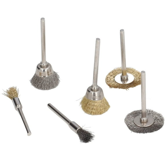 Brosses à Polir pour Roues, Brosse-Stylo pour Roue Durable 36 Pcs en Forme de Coupe avec Fil pour Métaux Non Ferreux