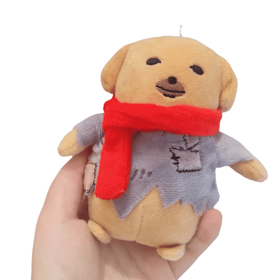 4.7 '' Dip Sauce Dog Plush Toy - Popular Puppy Plush Animal Puppy Doll Funny Pendant Children's Gift