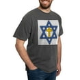 thumbnail image 4 of CafePress - Star Of David With Cross Men's Comfort Colors® T S - Mens Comfort Colors Shirt, 4 of 5