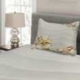 thumbnail image 2 of Ambesonne Starfish Quilted Coverlet 2 Pcs, Colorful Sand, Twin Size, Multicolor, 2 of 4