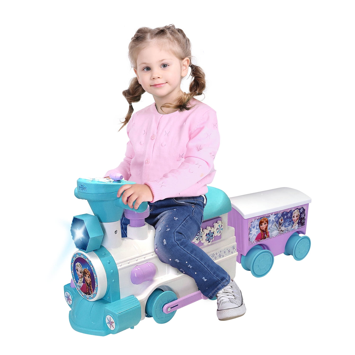 6v train and track set