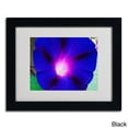 thumbnail image 2 of Trademark Fine Art "Deep Blue Morning Glory" Canvas Art by Kurt Shaffer, Wood Frame, 2 of 3