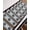 Blue, variant on Brown Gray Boho Stair Treads for Wooden Steps Indoor Runner Rug Carpet, Southwestern Ethnic Abstract Geometric 4 Pieces Peel and Stick Staircase Step Treads Covers Washable Throw Door Mats, 30"x8"