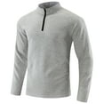 thumbnail image 2 of ShomPort Men's Quarter Zip Long Sleeve Shirt Mock Neck Casual Pullover Tops Athletic Outdoor Sweatshirts, 2 of 7