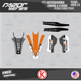 thumbnail image 4 of Kalair GFX Graphics Kit for Husqvarna Enduro 4-STORKE FE350,FE450 and FE501 (2020-2023) Razor Series, 4 of 5