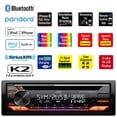 thumbnail image 5 of JVC KD-T925BTS Single DIN Bluetooth CD Player USB AUX AM/FM Stereo SiriusXM Ready Amazon Alexa LED Car Audio Receiver,98-2013 Harley Install Adapter/Install Dash Kit, Handlebar Control Interface, 5 of 5