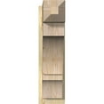 thumbnail image 2 of Ekena Millwork 8"W x 22"D x 30"H Balboa Rough Sawn Craftsman Outlooker, Douglas Fir, 2 of 4