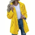 thumbnail image 2 of Women's Trench Coat Waterproof Windbreaker With Hood Lined Jacket For Travel And Everyday Fashion, 2 of 8