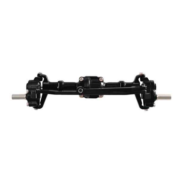 Puente de puerta de eje delantero RC Fácil de instalar Actualización Reemplazo Accesorio RC Metal Negro