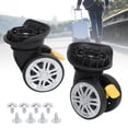 thumbnail image 1 of LIZEALUCKY Roues de Valise, Lot de 2 Roues Pivotantes de Remplacement pour Valise de Voyage Roulements en Plastique Ensemble de Réparation pour Kits de Bagages, 1 of 9