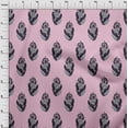 thumbnail image 3 of oneOone Cotton Cambric Fabric Leaves & Floral Block Decor Fabric Printed BTY 56 Inch Wide, 3 of 4