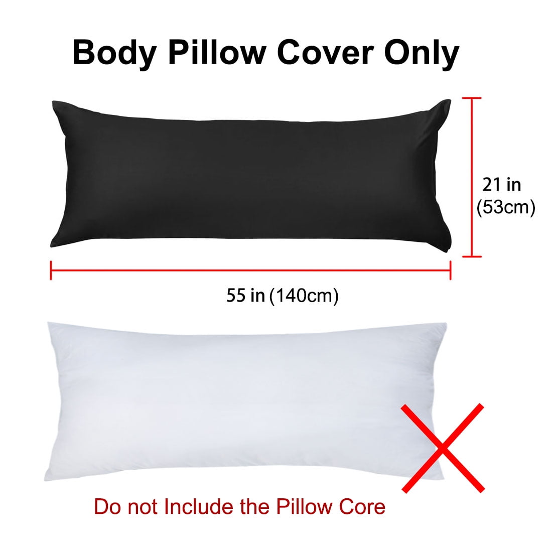 60 inch bolster pillow