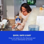 BLUELAND 100% Plastic-Free Dishwasher Detergent Tablets, 60 Count, Free & Clear, Eco-Friendly Dishwashing Pods, Natural, USDA Certified biobased