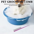 thumbnail image 3 of unbranded Peine De Para Mascotas Morado Con Punta Precisa Para Cuidado Y Deslanado De En Perros Y, 3 of 8