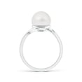 thumbnail image 2 of ANGARA South Sea Cultured Pearl Solitaire Bypass Ring in 925 Sterling Silver for Women | June Birthstone, Birthday, Anniversary, Jewelry Gift for Women | Pearl Ring, 2 of 7