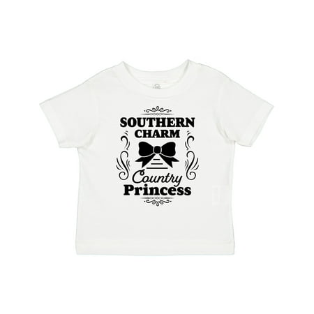 

Inktastic Southern Charm Country Princess with Bow Gift Toddler Toddler Girl T-Shirt