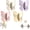 4 collections, variant on 4 Pack Rotating Butterfly Adhesive Wall Hooks No Drill 3-Prong Swivel Hangers with 270° Adjustable Wings Strong Stick On Organizer for Inner & Outer Corners Bathroom & Entryway (4 White)