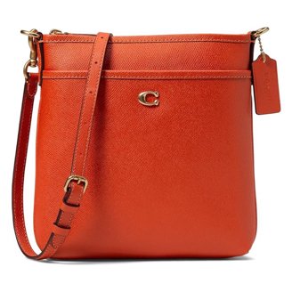 Coach Women's Mini Rowan File Top Zip Crossbody Bag in Signature