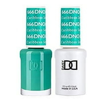 DND Nail Polish Gel & Matching Lacquer Set - 666 CARIBBEAN SEA