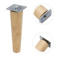 thumbnail image 2 of AFQH 4PCS Sofa Leg Furniture Leg Screw Solid Wood Leg Wooden Table Cabinet Leg, 2 of 10