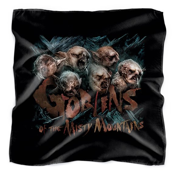 The Hobbit Misty Goblins Bandana (21 in x 21 in)