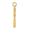 thumbnail image 2 of Collier Croix en Or Jaune 14k Pendentif Religieux Latin, 2 of 8