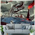 thumbnail image 4 of Awpe Funny Jurassic Dinosaur World Abstract T-Rex Wall Hanging Tapestry Painting, 4 of 6