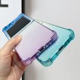 thumbnail image 4 of Designed for Samsung Galaxy Z Flip 5 Case Cute Clear Gradient Design for Women Girl Men,Protective Camera Protection for Galaxy Z Flip 5 -Yellow Blue, 4 of 10