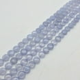 thumbnail image 6 of AAA Blue Chalcedony Coin Bead Strand | 8x3mm | 48 Beads |, 6 of 12