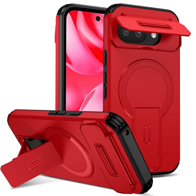Funda GANGXUN para Google Pixel 9A – Magnética Antigolpes con Soporte y Protección Doble
