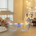 thumbnail image 5 of Christmas Clearance LED Christmas Glasses - Festive Light-Up Frames with Santa, Tree & Snowflake Designs - Comfortable Plastic Party Accessories for Adults & Kids - 4 Colors Available - Battery-Power, 5 of 6