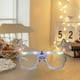 thumbnail image 5 of Gafas LED luminosas navideñas para adultos y niños, accesorios originales para fiestas, accesorios para fotos, marcos adecuados para fiestas de cumpleaños y Navidad, juegos de rol, marcos iluminados., 5 of 6
