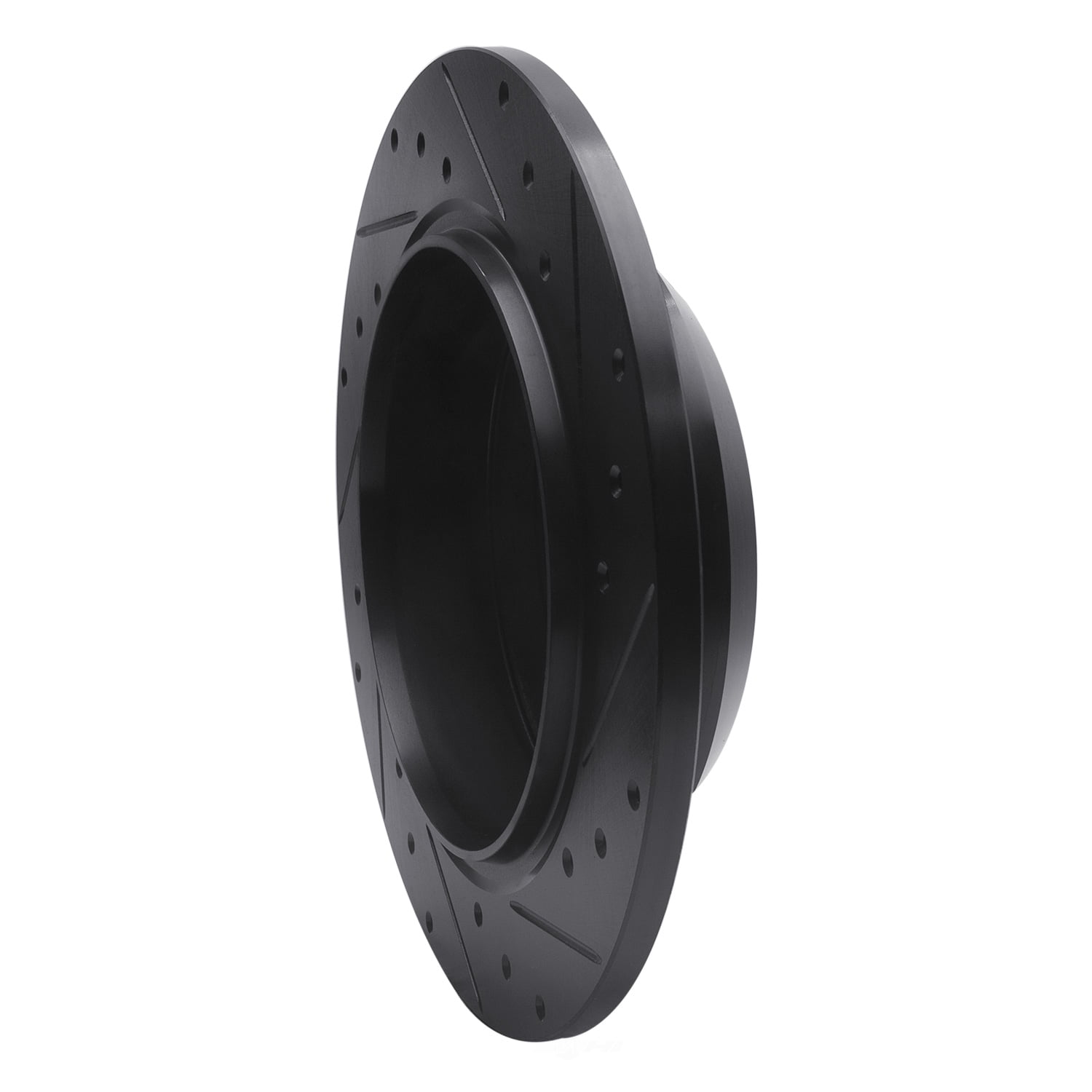 Dynamic Friction Company 633-42042L DFC Brake Rotor - Drilled And Slotted - Black
