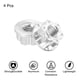 thumbnail image 3 of Tuercas Hexagonales de Aluminio M4 Unique Bargains 4Pcs Plata, 3 of 6