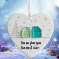thumbnail image 4 of Heart-Shaped Sea Glass Friendship Decor Acrylic Friendship Heart Keepsake Friendship Heart Ornaments For Christmas Tree Hanging Ornaments Sea Glass Art for Best Friends, 4 of 6