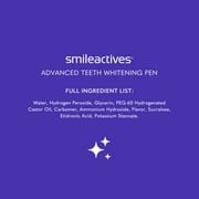Smileactives Dentist-Quality Travel Teeth Whitening Gel Pen for a White Smile, Vanilla Mint, 2 Pack